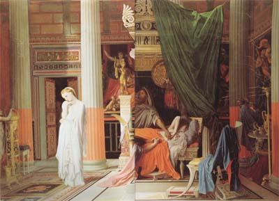 Jean Auguste Dominique Ingres Antiochus and Stratonice (mk04) Sweden oil painting art